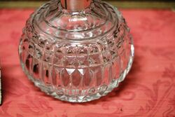 Antique Birmingham Silver Top Scent Bottle C1878