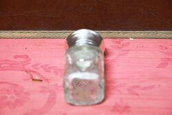 Antique Birmingham Silver Top Scent Bottle C1915