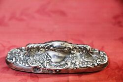 Antique Birmingham Silver  1904  Nail Buffer 