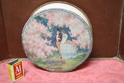 Antique Cadburyand39s Lady Betty Chocolates Candy Litho Box