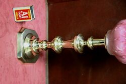 Antique Candle Stick Lamp 48cm high 