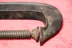 Antique G Clamp 5 inch Opening Cira 1900