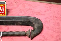 Antique G Clamp 5 inch Opening Cira 1900