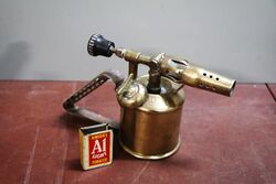 Antique Max Sieviert Stockholm Brass Blow Torch