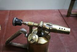 Antique Max Sieviert Stockholm Brass Blow Torch