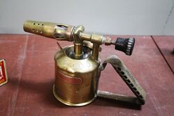 Antique Max Sieviert Stockholm Brass Blow Torch