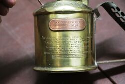 Antique Max Sieviert Stockholm Brass Blow Torch