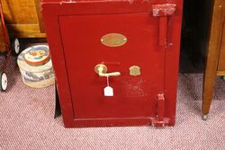 Antique Metal Safe by William Willis Melbourne 