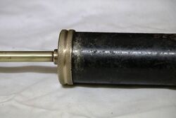 Antique Metal and Brass Screw Tap Handle Grease Gun