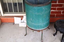 Antique Rival Clothes Wringer and Galvanised Washing Machine 