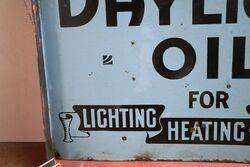 Antique Royal Daylight Oil Double Sided Enamel Sign  