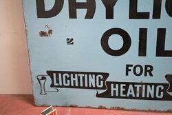 Antique Royal Daylight Oil Double Sided Enamel Sign  