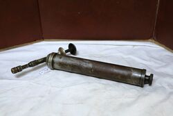 Antique S.T.G. Sydney Metal & Brass Grease Gun