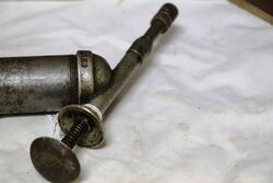 Antique STG Sydney Metal + Brass Grease Gun