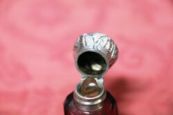 Antique Small Ruby Glass Scent Bottle 