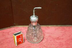 Antique Sterling Silver Cut Glass Atomizer #. 