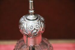 Antique Sterling Silver Cut Glass Atomizer  