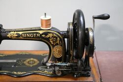 Antique Victorian Singer 12K Fiddle Base Sewing Machine