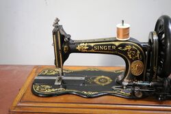 Antique Victorian Singer 12K Fiddle Base Sewing Machine