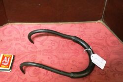 Antique Wool Bale Hook Large Twin Style