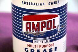 Australian Ampol  One lb Grease Tin