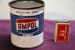 Australian Ampol  One lb Grease Tin.