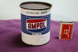 Australian Ampol  One lb Grease Tin