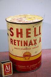 Australian Shell Retinax A 1 lb Grease Tin