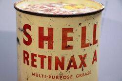 Australian Shell Retinax A 1 lb Grease Tin