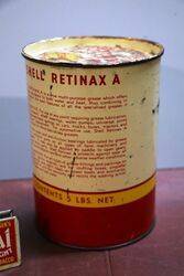 Australian Shell Retinax A 1 lb Grease Tin