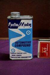 Auto Moly Automotive Compound 10 ozs Tin.