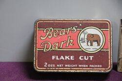 COL Bears Dark Tobacco Tin 