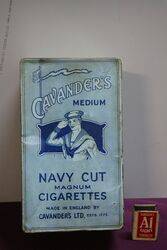 COL Cavanderand39s Navy Cut 500 Cigarettes Tin 