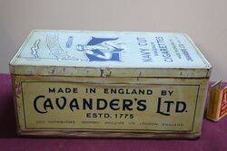 COL Cavanderand39s Navy Cut 500 Cigarettes Tin 