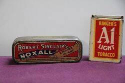 COL Robert Sinclairand39s Noxall Tobacco Tin 