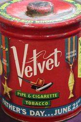 COL Velvet Pipe and Cigarettes Tin 