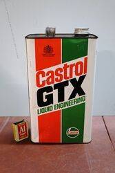 Castrol GTX Liquid Engineering 5 litre Oil Tin