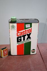 Castrol L GTX 2 litres Motor Oil Tin