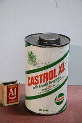 Castrol "L" XL 20W-30-50 One Quart Oil Can.