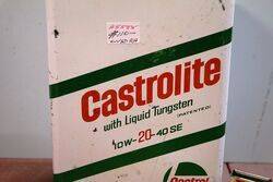 Castrolite Liquid Tungsten One Gallon Oil Tin