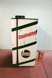 Castrolite Liquid Tungsten One Gallon Oil Tin