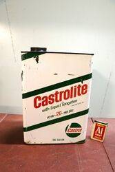 Castrolite Liquid Tungsten One Gallon Oil Tin