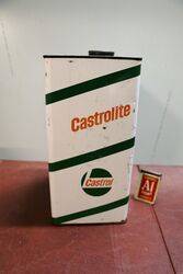 Castrolite Liquid Tungsten One Gallon Oil Tin