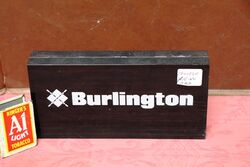 Classic Burlington Plastic Block Paper Weight