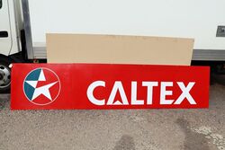 Classic Caltex 2 Piece Aluminium Advertising Sign 