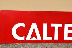 Classic Caltex 2 Piece Aluminium Advertising Sign 