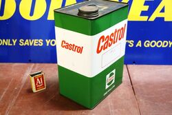 Classic Castrol L Motor Oil 1gal Tin