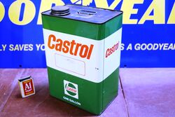 Classic Castrol L Motor Oil 1gal Tin