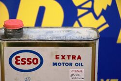 Classic Esso Extra Motor Oil Tin Pictorial Oil Drip Figures