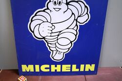 Classic Michelin Bibendum Pictorial Plastic Adv Sign 